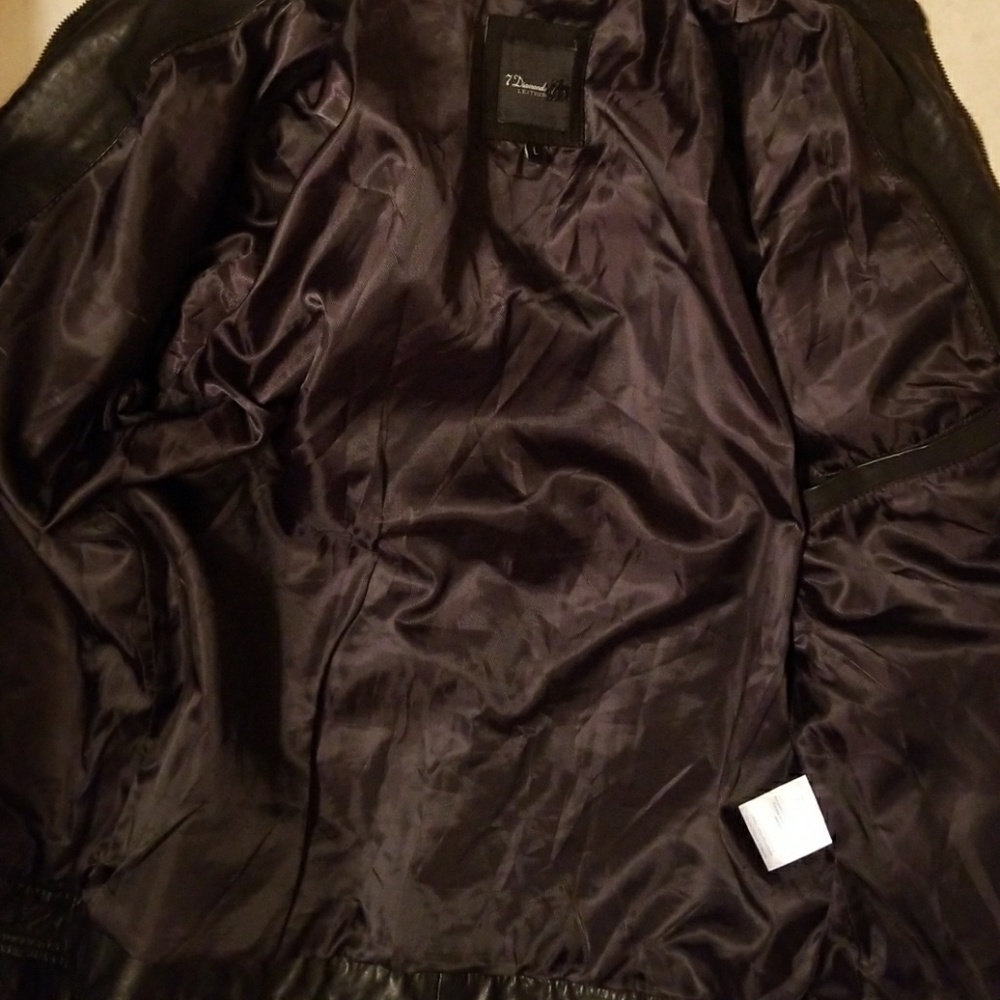 7 Diamonds - Genuine Leather Moto Jacket - Picture 8 of 8